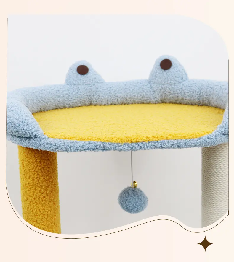 Frog-shaped raised surround bed detail