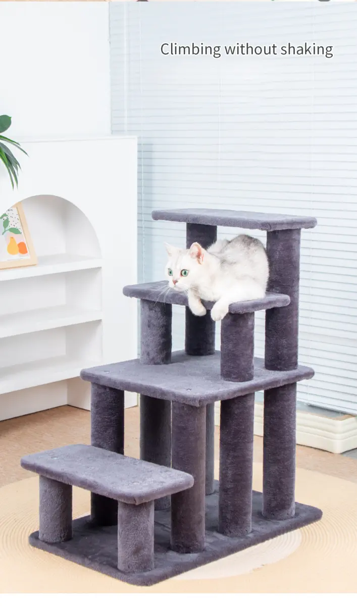 Tall stable multi-cat platform layout
