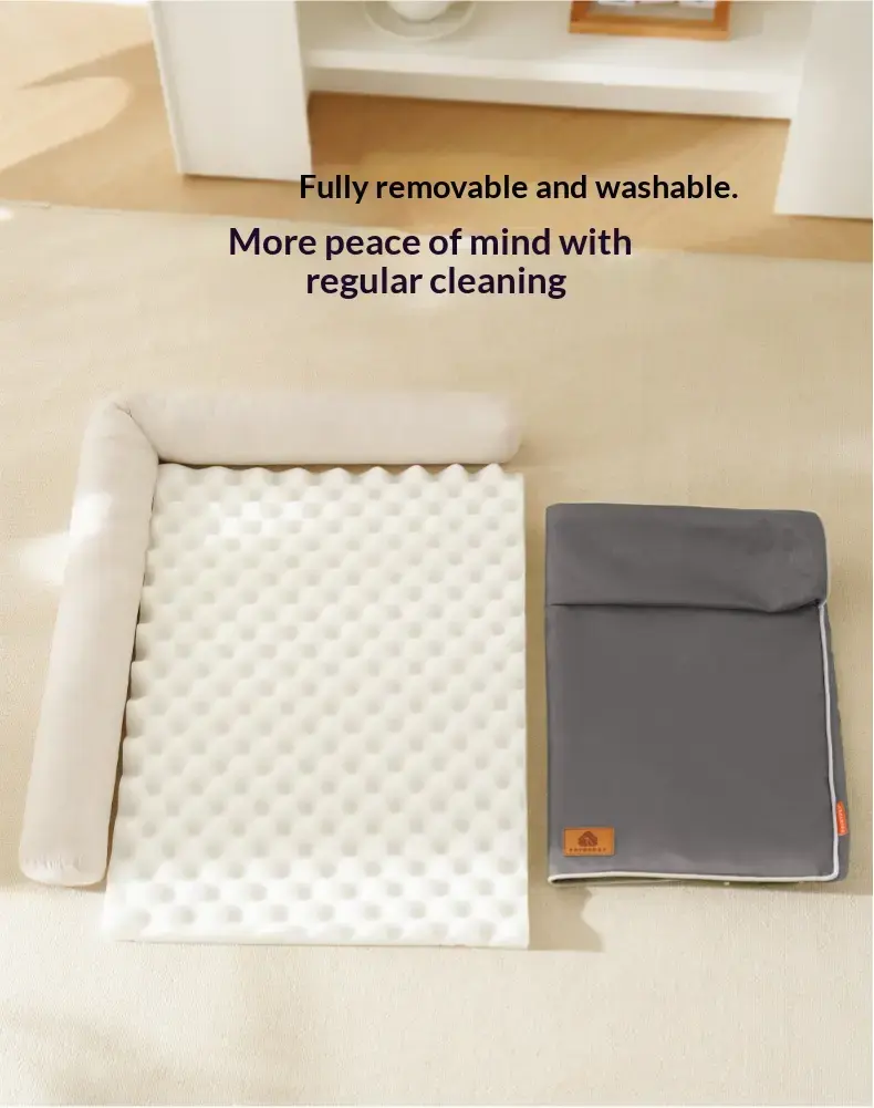Fully removable washable construction
