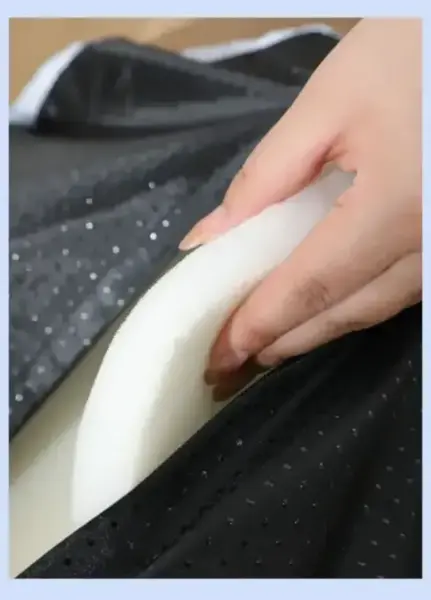 Thin foam insert detail